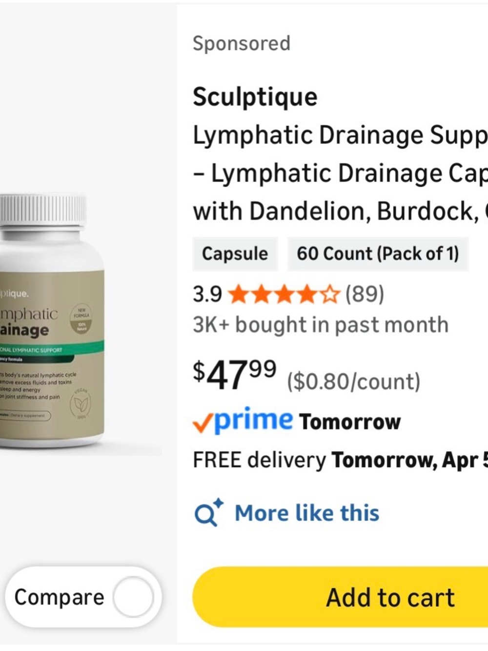 Lymphatic Drainage Supplements - Green
